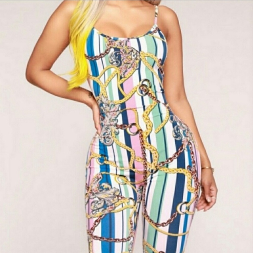 Fashion Nova Chained Romper